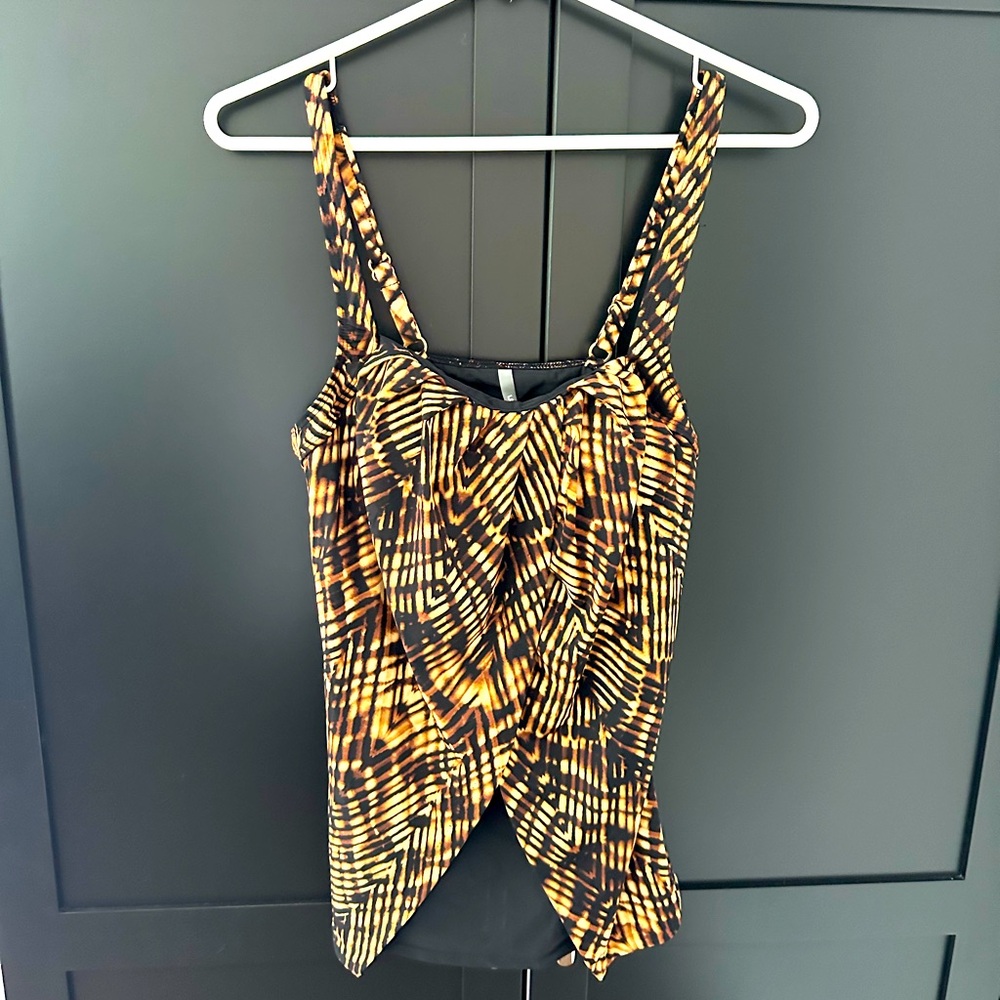 Lands End bathing suit top